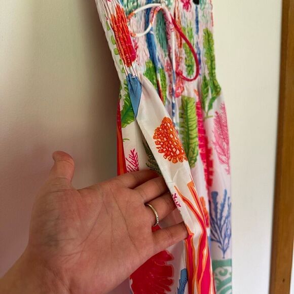 Gretchen Scott Haight Ashbury Skirt/Dress in Various Corals Sea Sway Brights - Picture 7 of 12